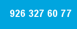 926 327 60 77